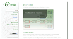 Desktop Screenshot of estudiosdeobras.com
